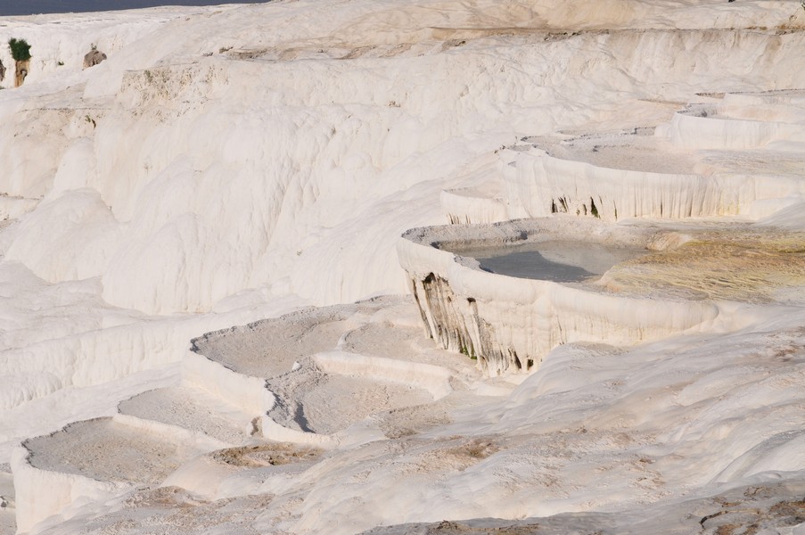 Pamukkale-Hierápolis e Éfeso na Turquia - Castelos de algodão em Pamukkale