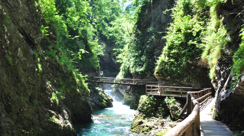 Vintgar Gorge na Eslovênia
