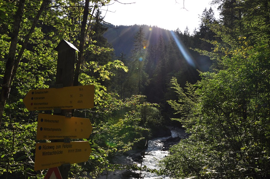 Berchtesgadener Land, Região da Baviera no sul da Alemanha - Wimbachklamm