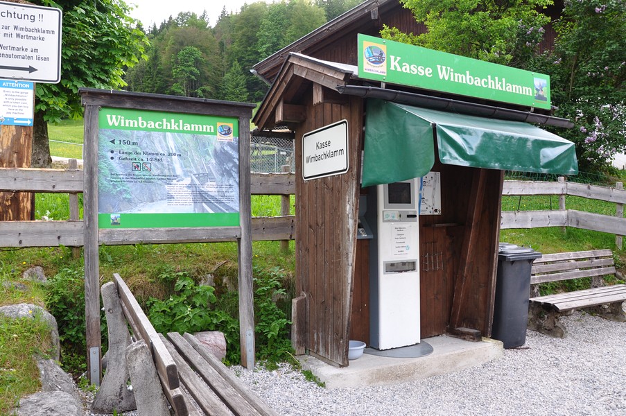 Berchtesgadener Land, Região da Baviera no sul da Alemanha - Wimbachklamm