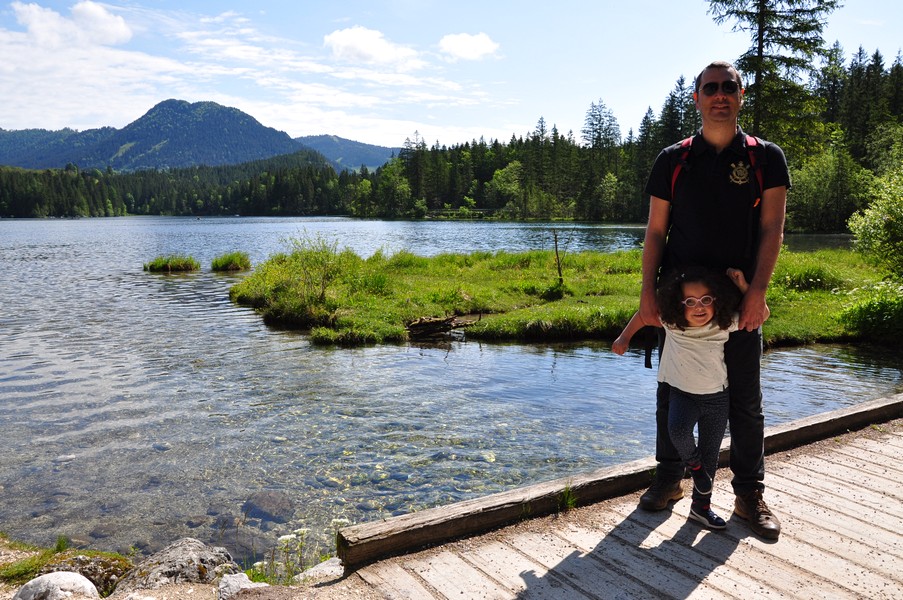 Berchtesgadener Land, Região da Baviera no sul da Alemanha - Hintersee