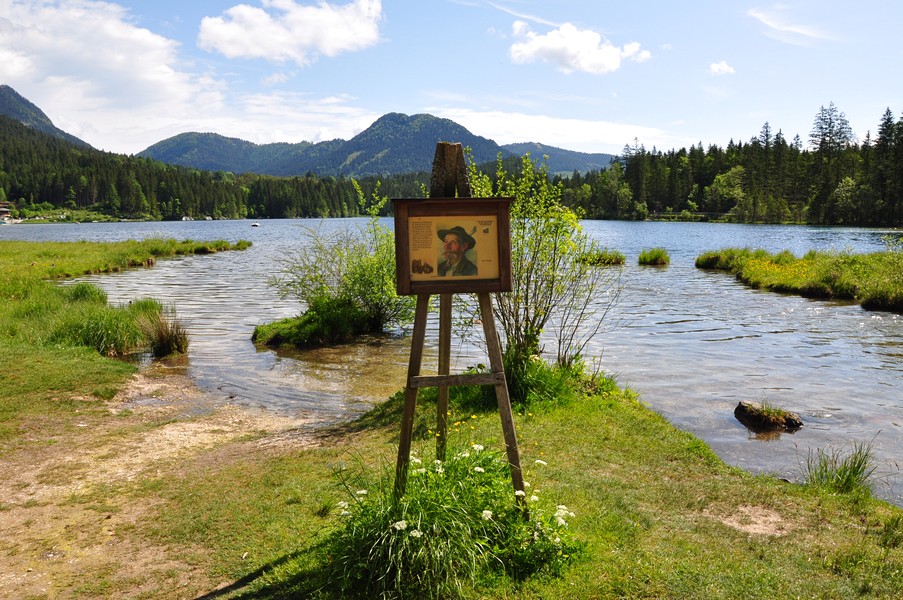 Berchtesgadener Land, Região da Baviera no sul da Alemanha - Hintersee