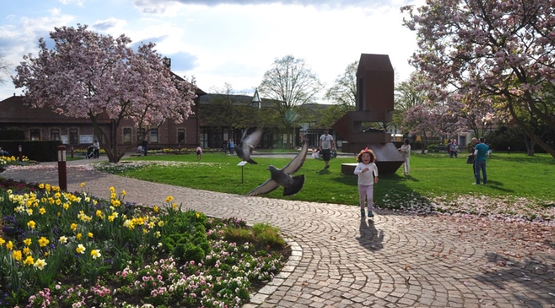 Primavera em Ettlingen na Alemanha