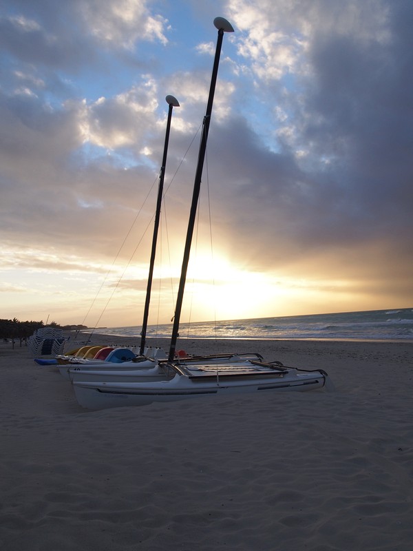 Viagem Varadero Cayo Blanco Cuba - Praia de Varadero no pôr do sol