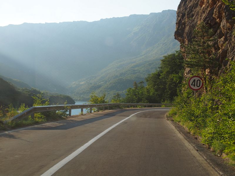 Estradas em Montenegro - Parque Nacional Durmitor