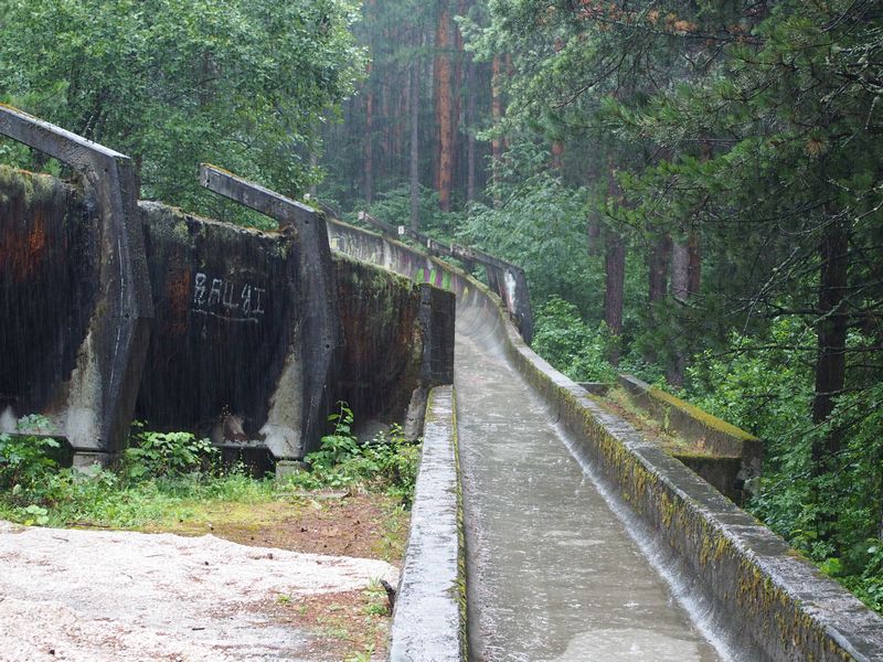 Pista de Bobsled e Luge dos Jogos Olímpicos de 1984 em Sarajevo