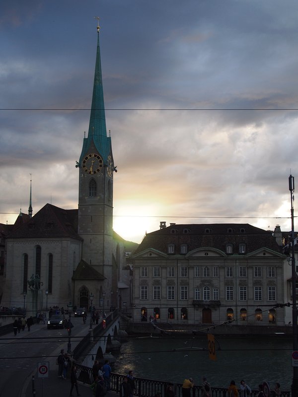 O que fazer em Zurique - Pôr do sol