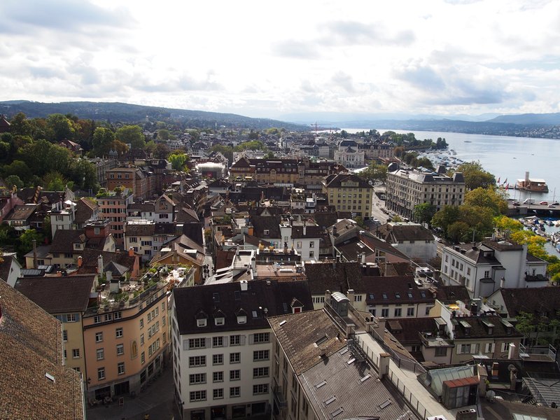 O que fazer em Zurique - Vista da Grossmünster Kirche