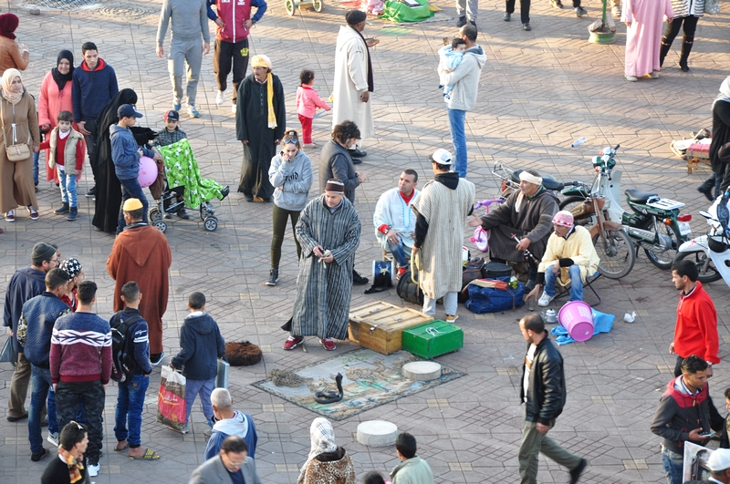 Fotos de Marraquexe em Marrocos - Praça Jemaa el Fna