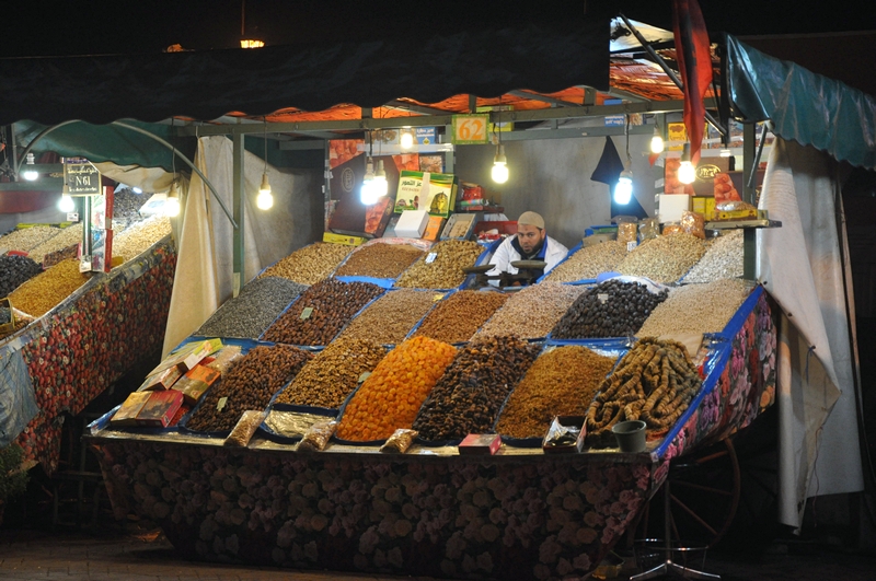 Fotos de Marraquexe em Marrocos - Vendas na Medina e Souks