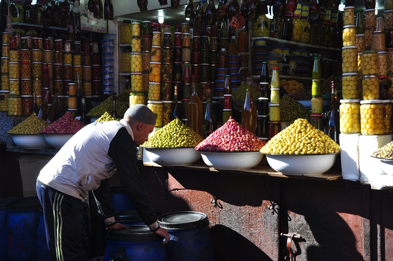 Fotos de Marraquexe em Marrocos - Vendas na Medina e Souks