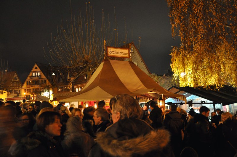 Mercado de Natal de Oberursel na Alemanha - Barracas