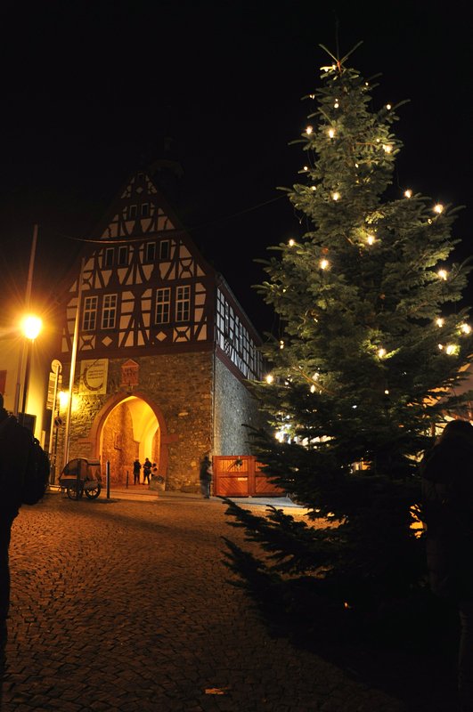 Mercado de Natal de Oberursel na Alemanha - Árvore de Natal