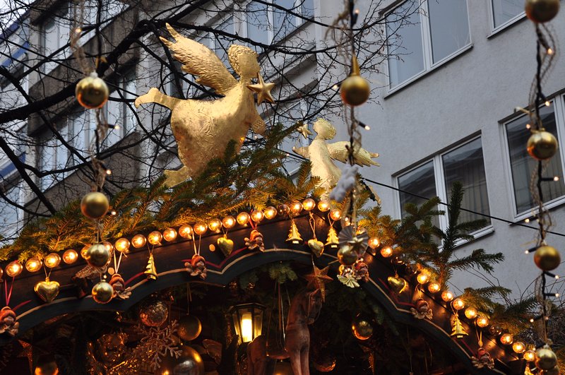 Mercado de Natal Pforzheim Alemanha - Lojas lindas