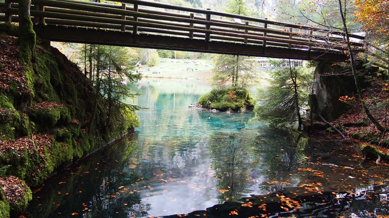 Lago Blausee Suíça - Passeio no parque