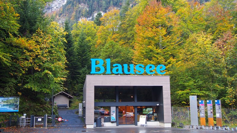 Lago Blausee Suíça - Entrada do parque e início da trilha