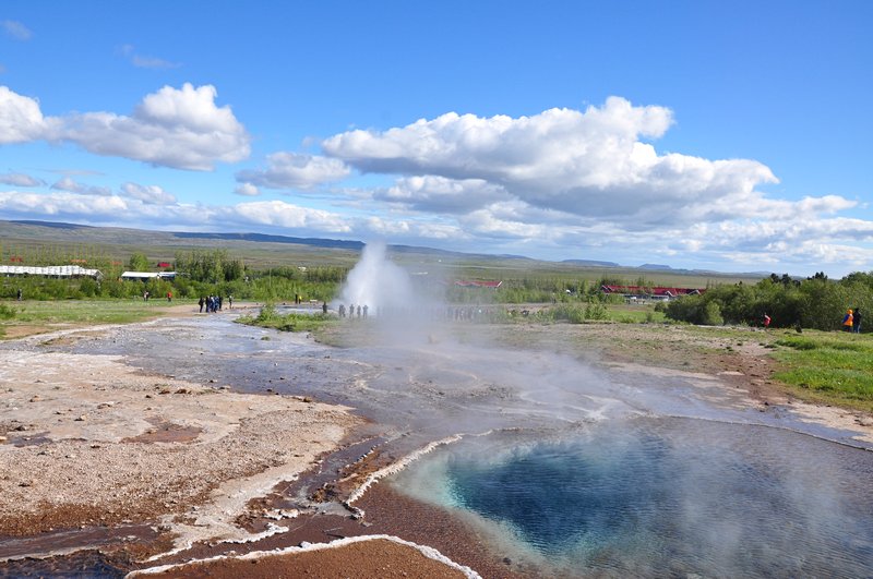 Viagem Islandia Circulo Dourado (Golden Circle) - Geysir e Strokkur em Haukadalur