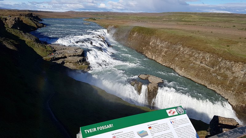 Viagem Islandia Circulo Dourado (Golden Circle) - Gullfoss