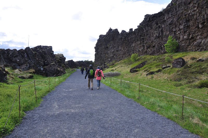 Viagem Islandia Circulo Dourado (Golden Circle) - Parque Nacional de Þingvellir ou Thingvellir - Almannagjá