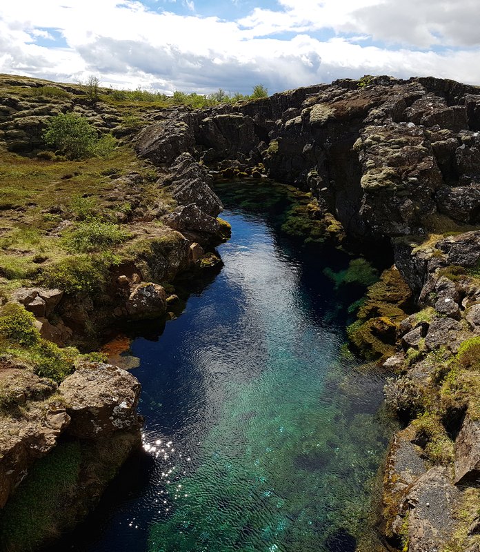 Viagem Islandia Circulo Dourado (Golden Circle) - Parque Nacional de Þingvellir ou Thingvellir - Flosagjá