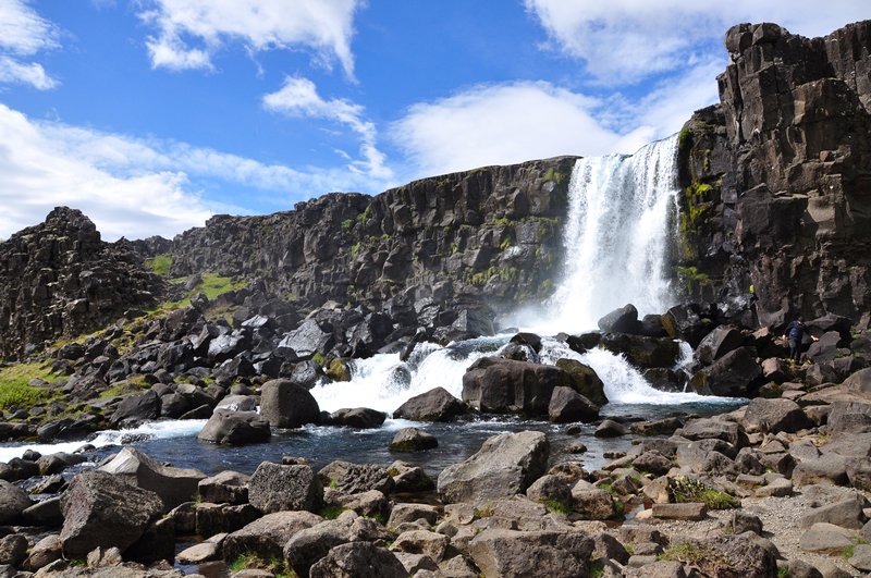 Viagem Islandia Circulo Dourado (Golden Circle) - Parque Nacional de Þingvellir ou Thingvellir - Öxarárfoss