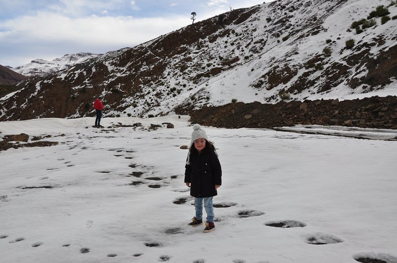 Viagem Ait-Ben-Haddou Ouarzazate Marrocos - Neve no Alto Atlas