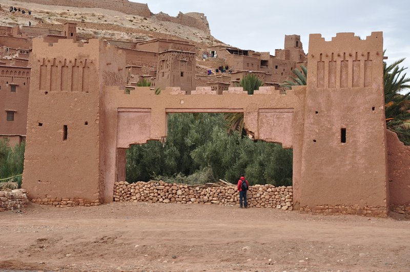 Viagem Ait-Ben-Haddou Ouarzazate Marrocos - Vista cinematográfica mais famosa do ksar e fortaleza