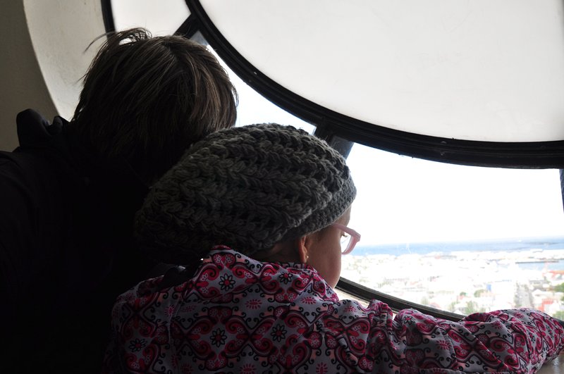 Viagem Reykjavik Islandia - Hallgrímskirkja, vista para a cidade