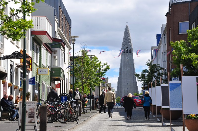 Viagem Reykjavik Islandia - Rua de compras Laugavegur