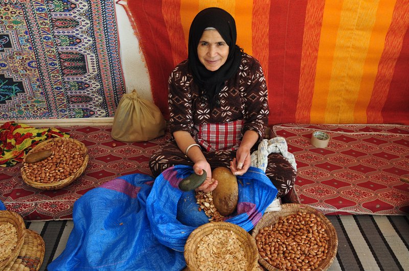 Viagem Marrakech Essaouira Marrocos - Cooperativa feminina que produz óleo de argan