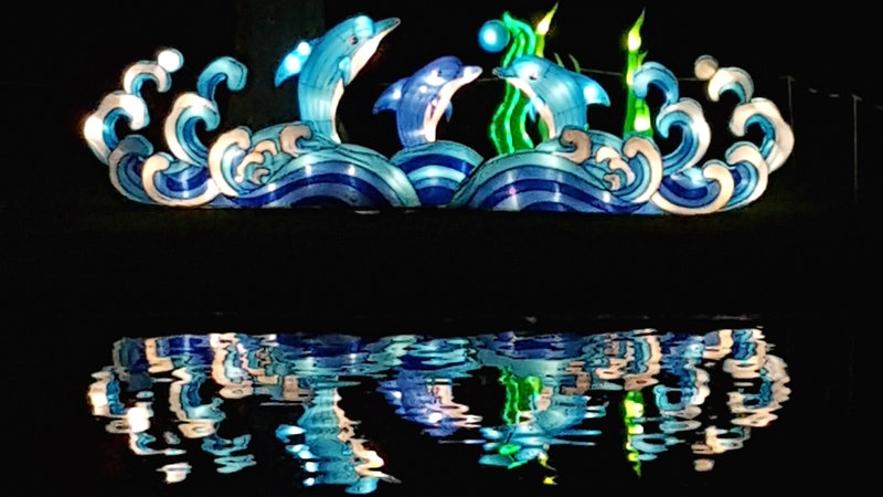 Magical Lantern Festival Londres - Golfinhos