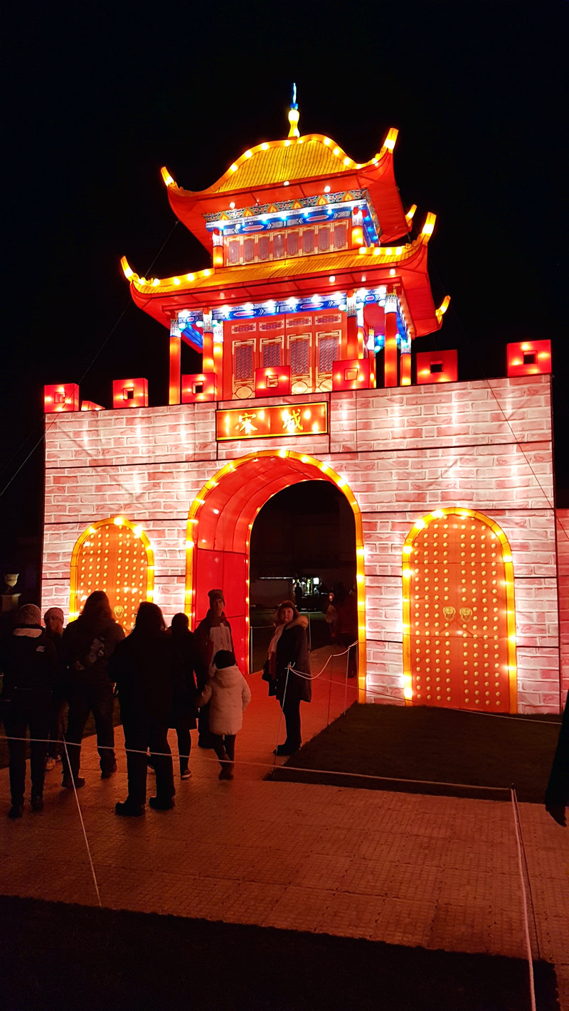 Magical Lantern Festival Londres - Palácio chinês da Dinastia Song