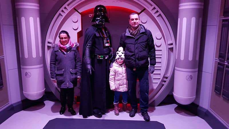 Atrações de Star Wars na Disneyland Paris - Welcome to Starport: A Star Wars Encounter - Encontrao com Darth Vader