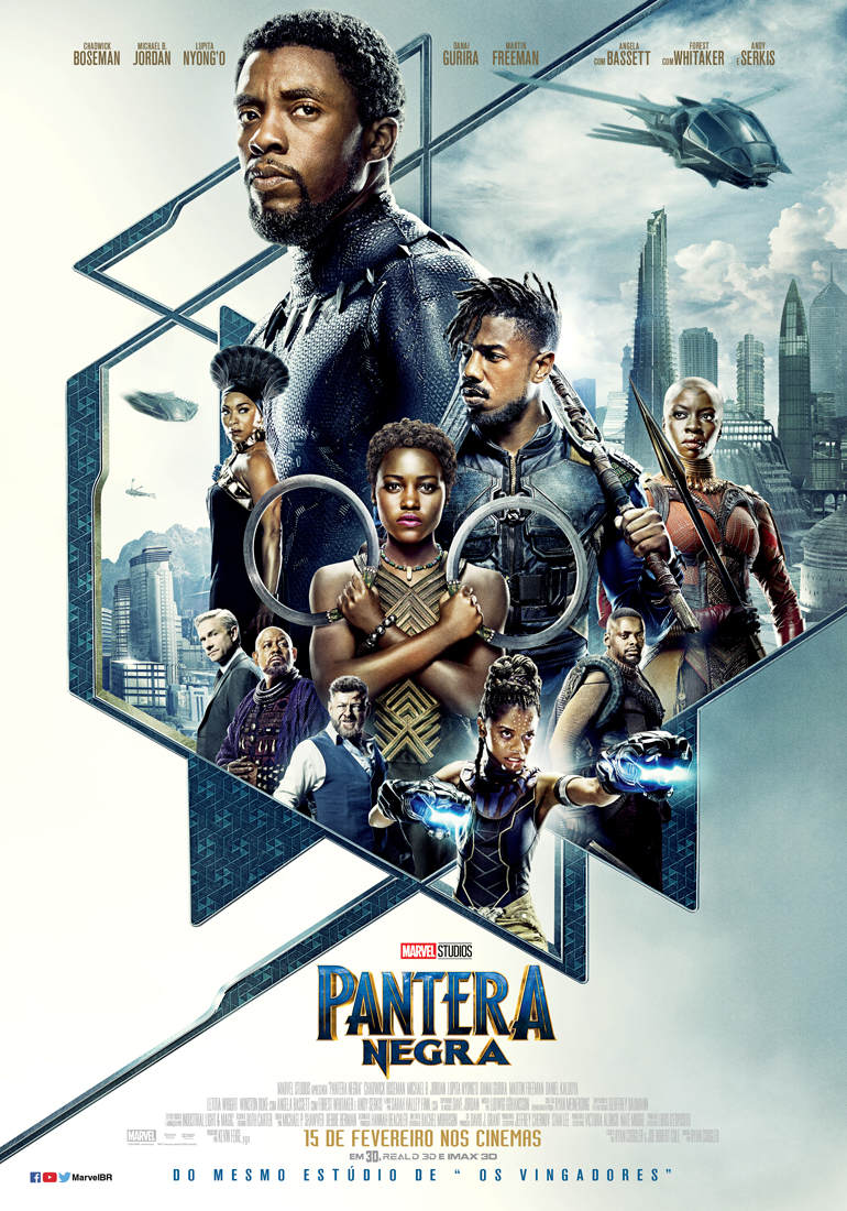 critica do filme pantera negra black panther 2018 - poster