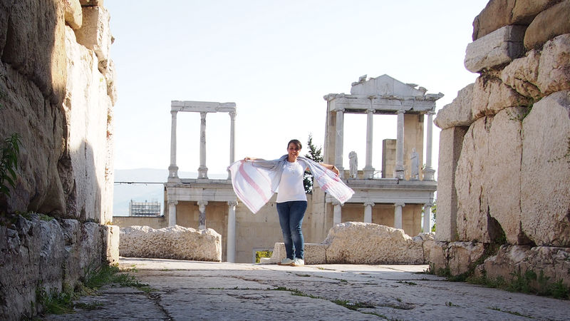 Roteiro de Viagem Plovdiv Bulgária - Teatro Romano Antigo