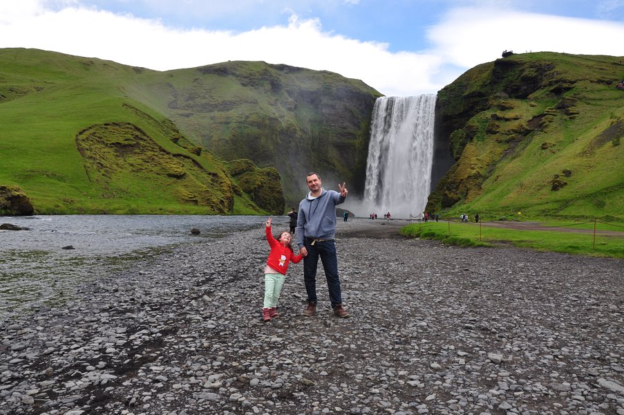 Cachoeiras na Islândia - Skógafoss