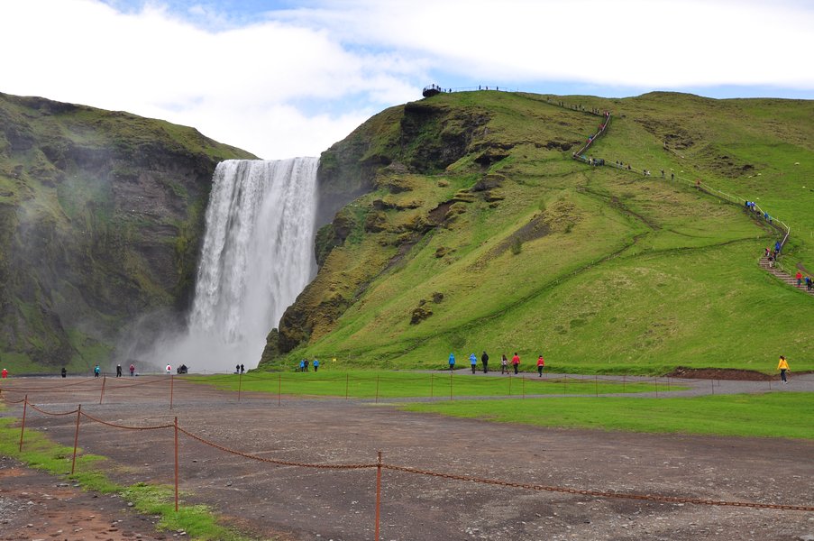 Cachoeiras na Islândia - Skógafoss