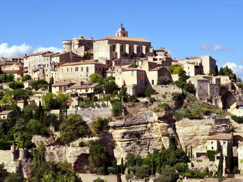 As Mais Belas Vilas da França - Gordes uma das Les Plus Beaux Villages de France em Provença, França