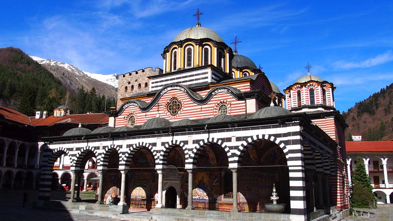Monastério de Rila na Bulgária - Igreja da Natividade, principal igreja do mosteiro