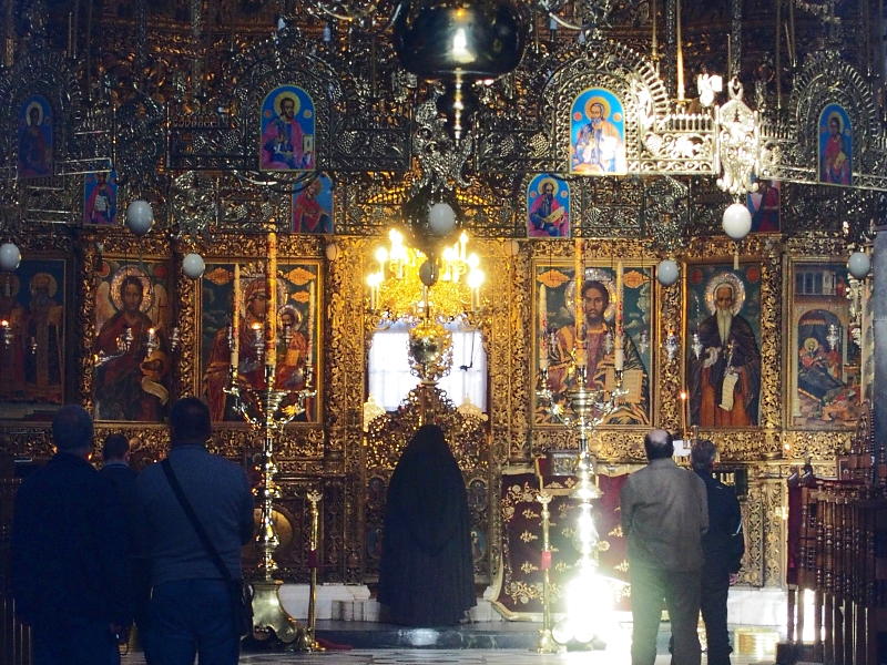 Monastério de Rila na Bulgária - Celebração na Igreja Ortodoxa