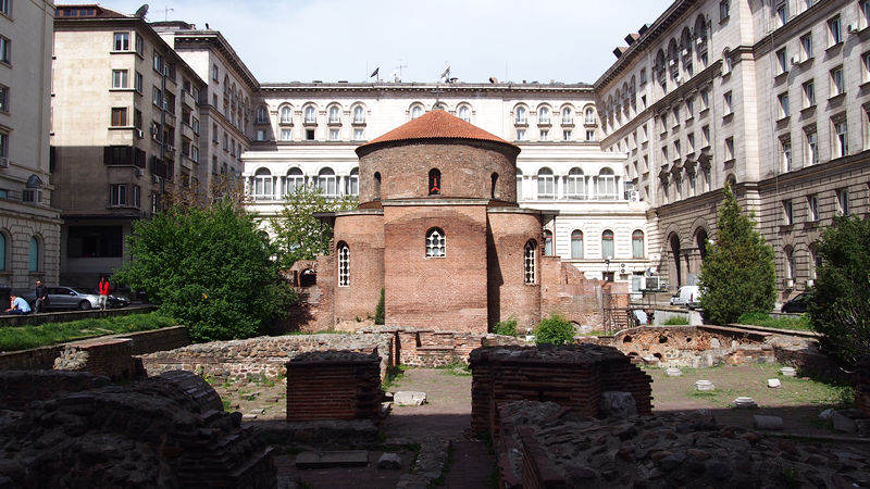 roteiro viagem sofia bulgaria - Rotunda de São Jorge, o prédio mais antigo da cidade