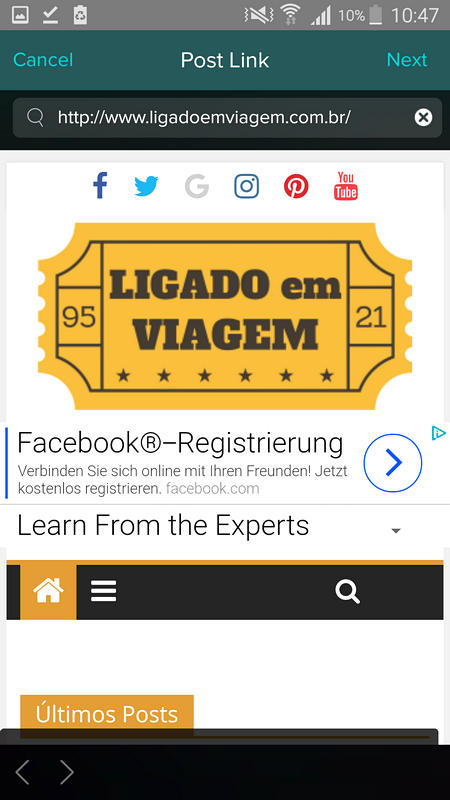 vero nova rede social blog de viagem