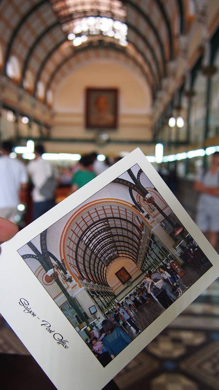 Cidade de Ho Chi Minh em Vietnã - Central Post Office de HCMC