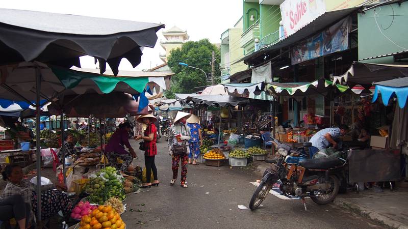 Delta do Mekong Ho Chi Minh City Vietnam - Mercado de rua vietnamita