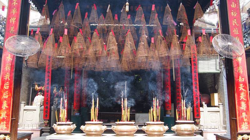 Passeio Ho Chi Minh Vietnam - Thien Hau Pagoda no Tour The Sights