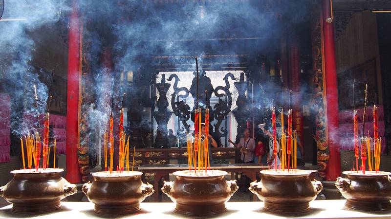 Passeio Ho Chi Minh Vietnam - Thien Hau Pagoda no Tour The Sights