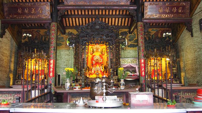 Passeio Ho Chi Minh Vietnam - Thien Hau Pagoda no Tour The Sights