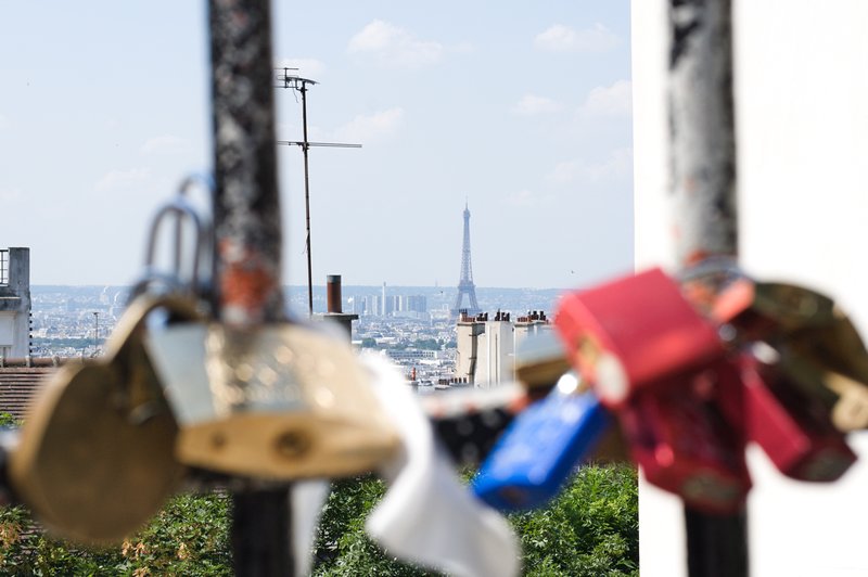 Fotos da Torre Eiffel em Paris na França