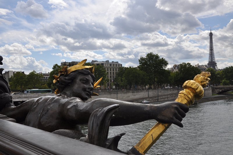 Lugares Melhor Foto Torre Eiffel Paris França - Ponte Alexandre III