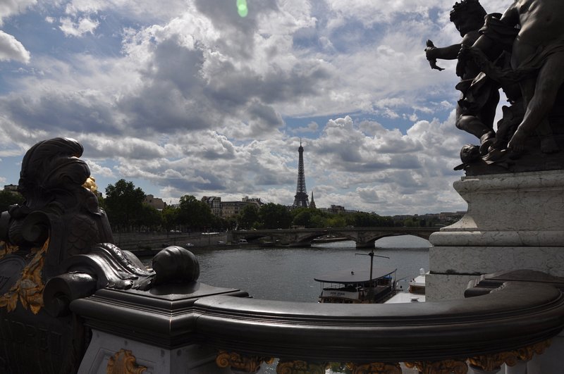Lugares Melhor Foto Torre Eiffel Paris França - Ponte Alexandre III